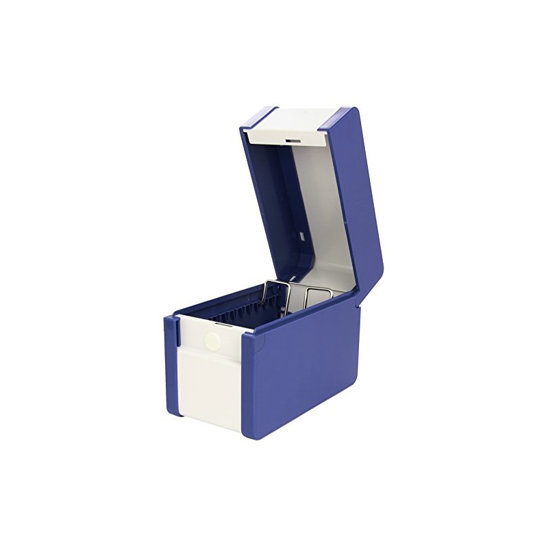 Rexel Provence File Box A6, Rectangular Metal, Non-Slip Base, Adjustable