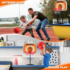 NZQXJXZ Basketball Hoop Indoor with Suction Cup with Two Balls Mini Tabletop Basketball Hoop for Desk Table Office Bedroom Hoop Basketball Toys for Kids and Adults