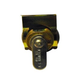Adrian Steel 28333-0, Push Button Lock Cylinder Assembly & Key for Toolboxes