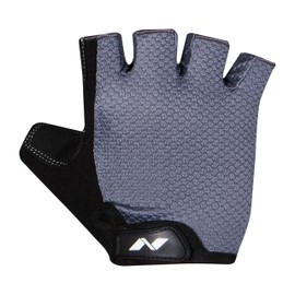Nivia Python Gym Gloves (Black/Grey, Size - Extra Large) | Material - Leather | Weight Lifting Gloves | Exercise Gloves | Fingerless Grip Gloves | Fitness Gloves | Waterproof Gloves