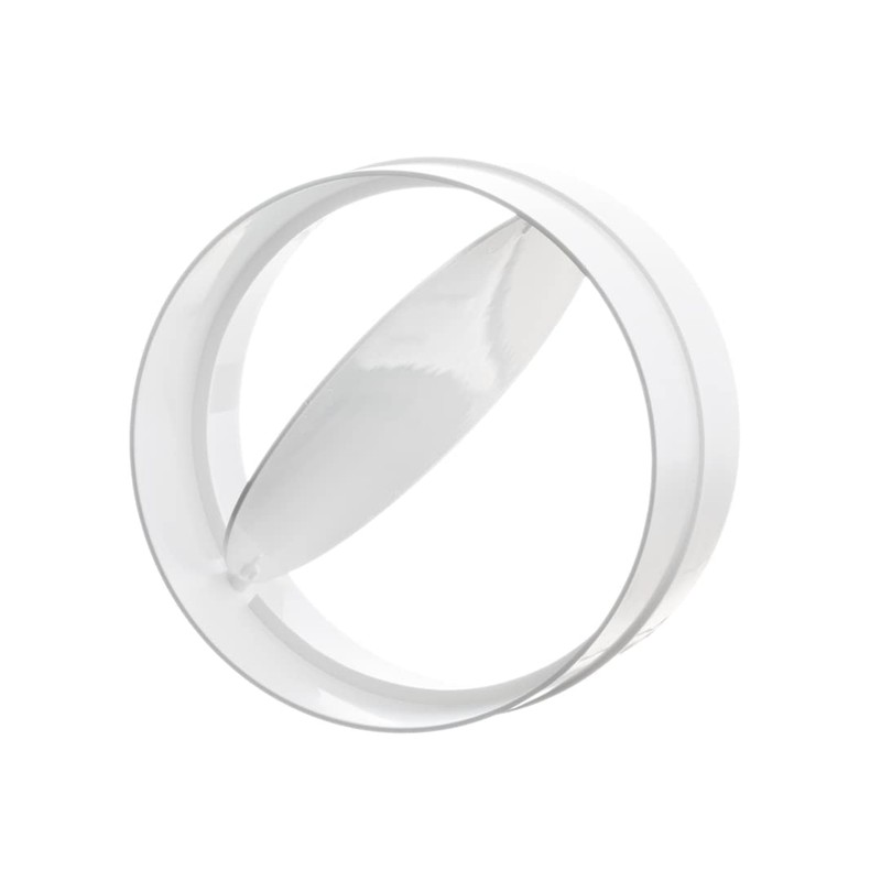 125mm / 5 Inch Duct Connector with Backdraft Damper -