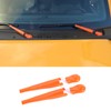 SQQP Front Window Windshield Wiper Arm & Blade Decoration Cover