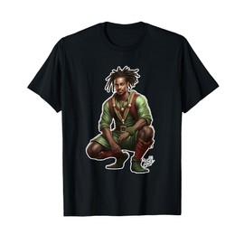 Happy Holidays Ebony Elf 3 by DLR T-Shirt
