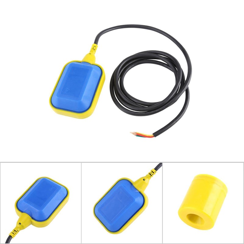 Float Switch for Sump Pump, Polypropylene, Adjustable, Easy to Install,