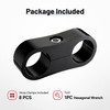 EVIL ENERGY Hose Separator Clamp,Fuel Line Mounting Clamp Aluminum Black