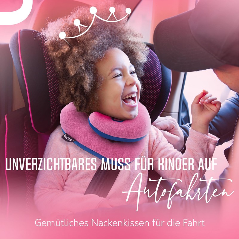 BCOZZY Chin Support Travel Pillow for Children 3-7 Years Prevent