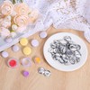 60 Sets Cover Button Kits with 3 Sizes & Tools