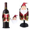 Santa Claus Wine Rack Innovative Dinning Table Decoration Ornament for