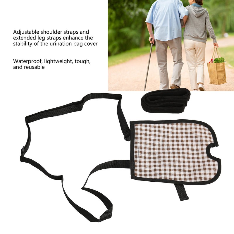 Catheter Bag Cover Nylon Waterproof Reusable Concealed Urine Drainage Postoperative