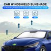 KUST - Parasol para Parabrisas para Hyundai Elantra 2021-2024, Protector