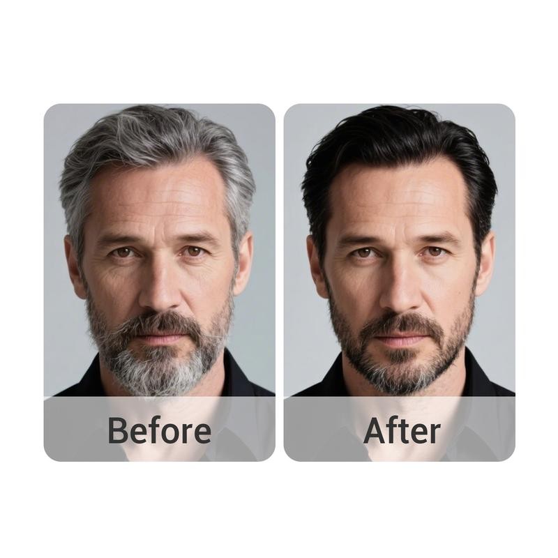 FARNDU Hair Dye 3-in-1 Shampoo Haircare, Cover Gray Hairs, 10