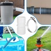 Zocipro 4 pieces pool hose 38 mm connector, hose adapter