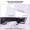 RE-HUO Set of 12 Numbered (13-24) Soccer Vests/Sport Pinnies/Training Bibs