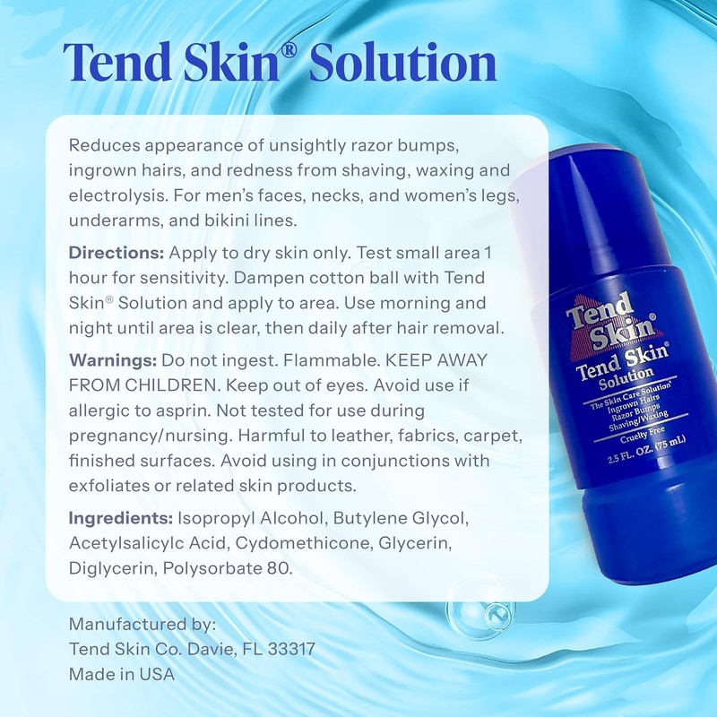 Tend Skin Care Solution Refillable Roll On, 2.5 Ounce