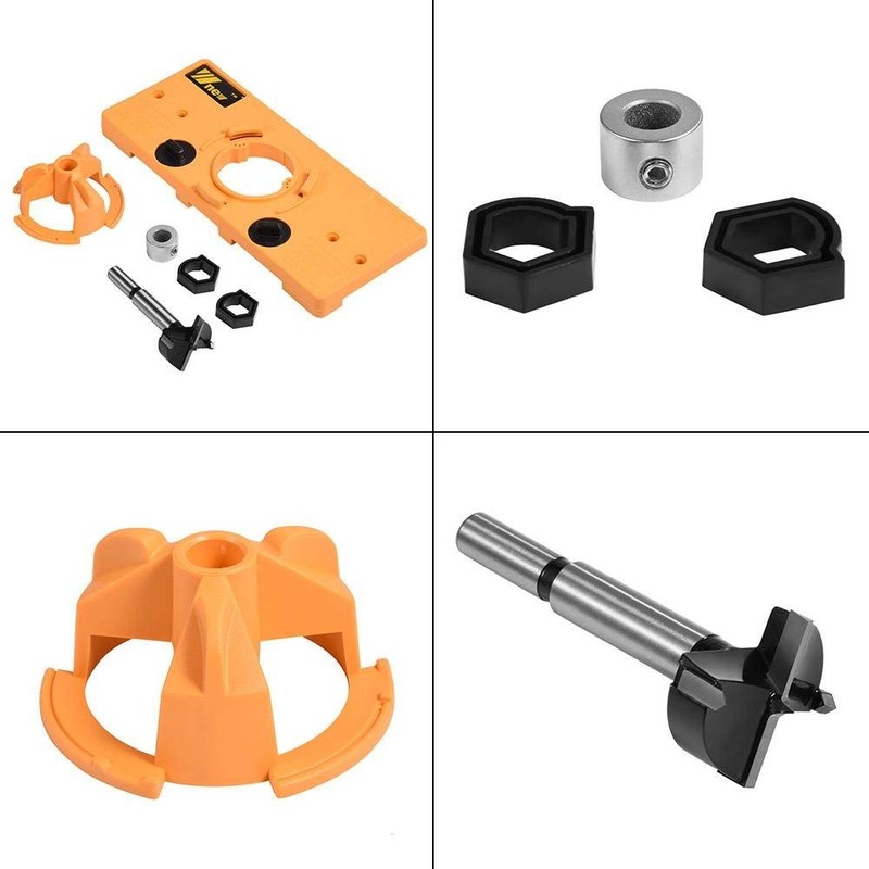 35 mm Hinge Gauge, Hinge Drilling Template, Hidden Hinge Hole