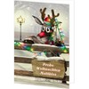 Large Maxi Christmas Card Funny with Desired Text and Envelope,