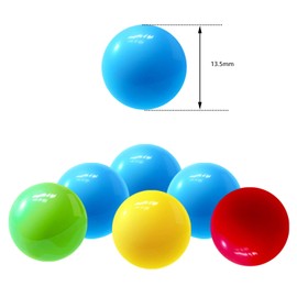 Hotusi 60Pcs Game Replacement Marbles Balls Compatible with Hungry Hungry Hippos