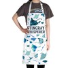 MYSOMY Stingray Kitchen Apron Stingray Lover Gift Stingray Manta Ray