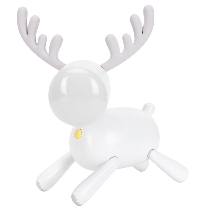 LED Night Light Cartoon Deer Shaped Table Lamp 1200mAh USB