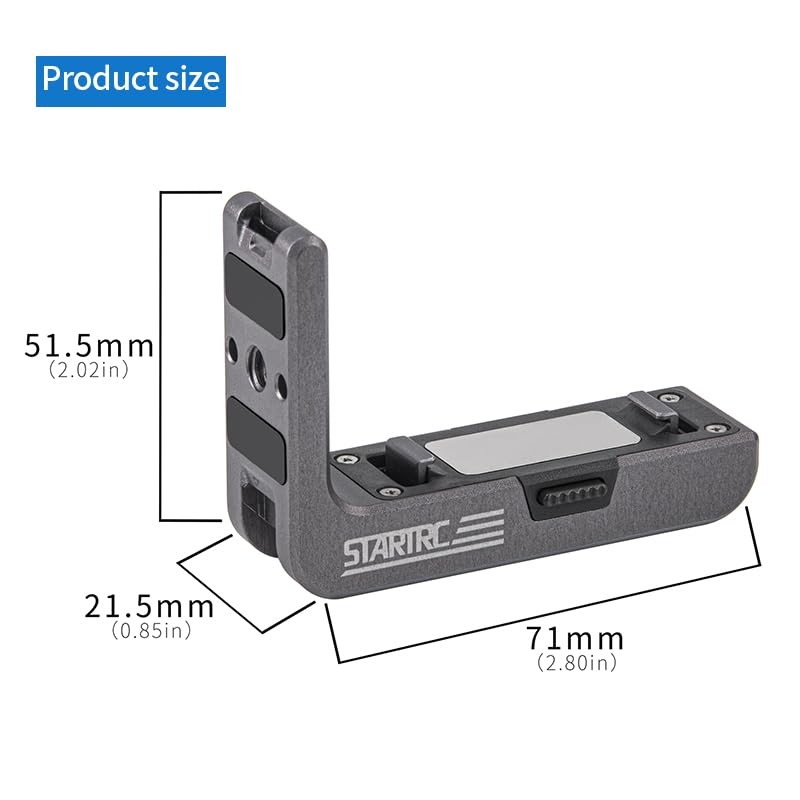 Osmo Action 5 Pro/Action 4/Action 3 Compatible Magnetic Extension Adapter
