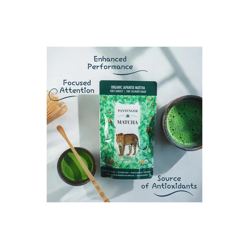 Pantenger Té Verde Matcha Orgánico en Polvo 99 G Organic