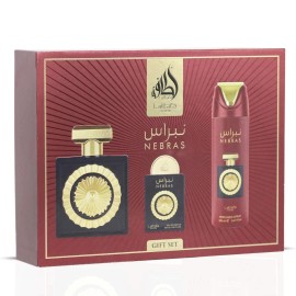 Lattafa Pride Nebras 3-Piece Eau de Parfum Gift Set (Gift Set)
