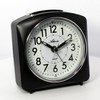 Alarm clock without ticking, quiet with light, snooze crescendo quartz,