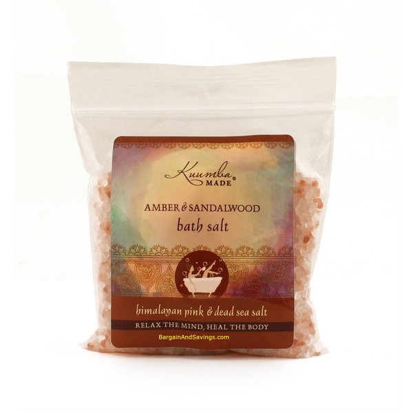 Kuumba Made Amber & Sandalwood Bath Salt - 5 Oz
