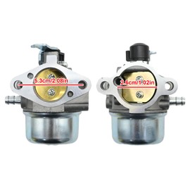 laffoonparts 12-853-82 Carburetor Kit, Carburetor Fuel Filters Fuel Line Clamps Gasket Replacement for Kohler CV12.5 CV13S CV13T CV14 CV14S CV15T, Replace 12-853-57 12-853-82-S 12-853-139-s 12-853-01