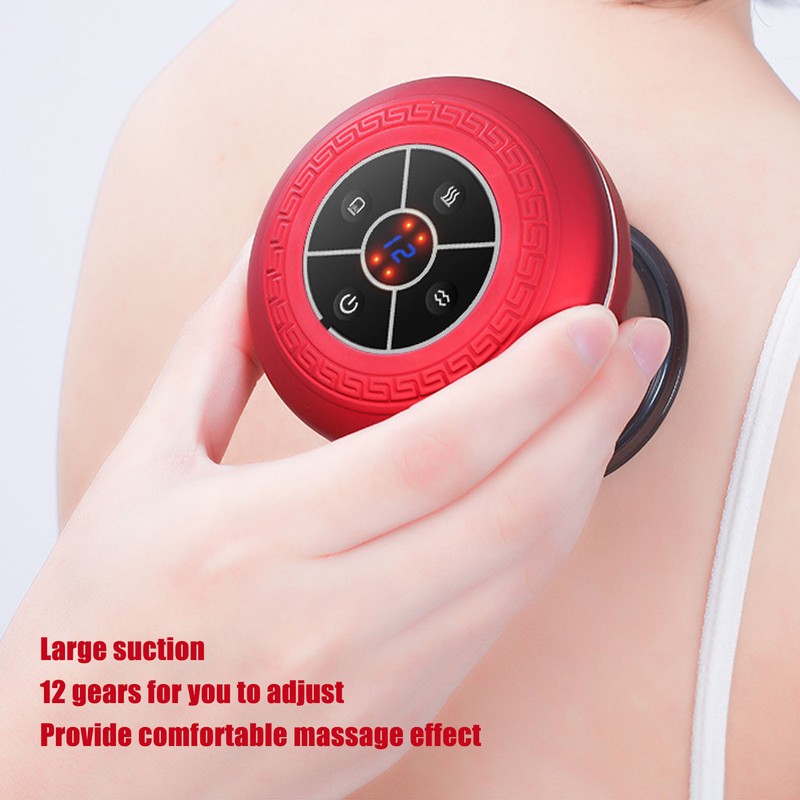 Negative Pressure Cupping Machine 12 Gears Hot Compress Electric Vacuum