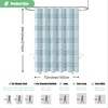 Dynamene Extra Long Shower Curtains - 72 x 84 Inches