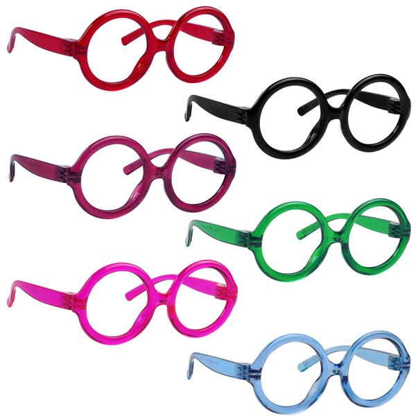 Reducblu Round Huge Reading Glasses Metalless Screwless Spring Hinges 6