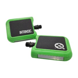 Bumper Pedal - The Bicycle Pedal for Commuting, Beach Cruising, and More (High Vis Green, Standard (9/16"))