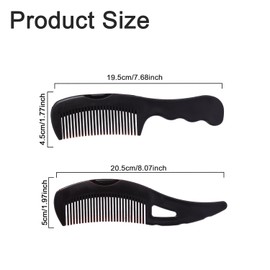 Gosknor 2st Schuppenkamm, 2 Designs Kopfhaut Kamm zur Schuppenentfernung Kopfhaut Reinigungskamm Entgiftende Haarbürste für Damen Herren Massagegerät Schmutzentfernung Haarpflege