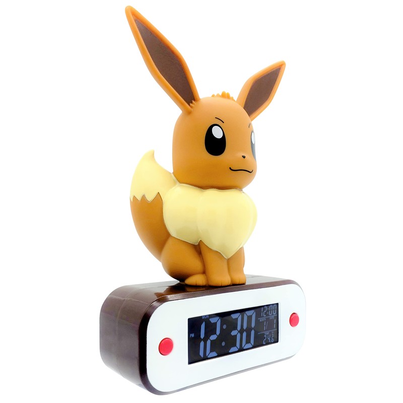 TEKNOFUN 811370 Pokémon Evoli LED Lampe Wecker