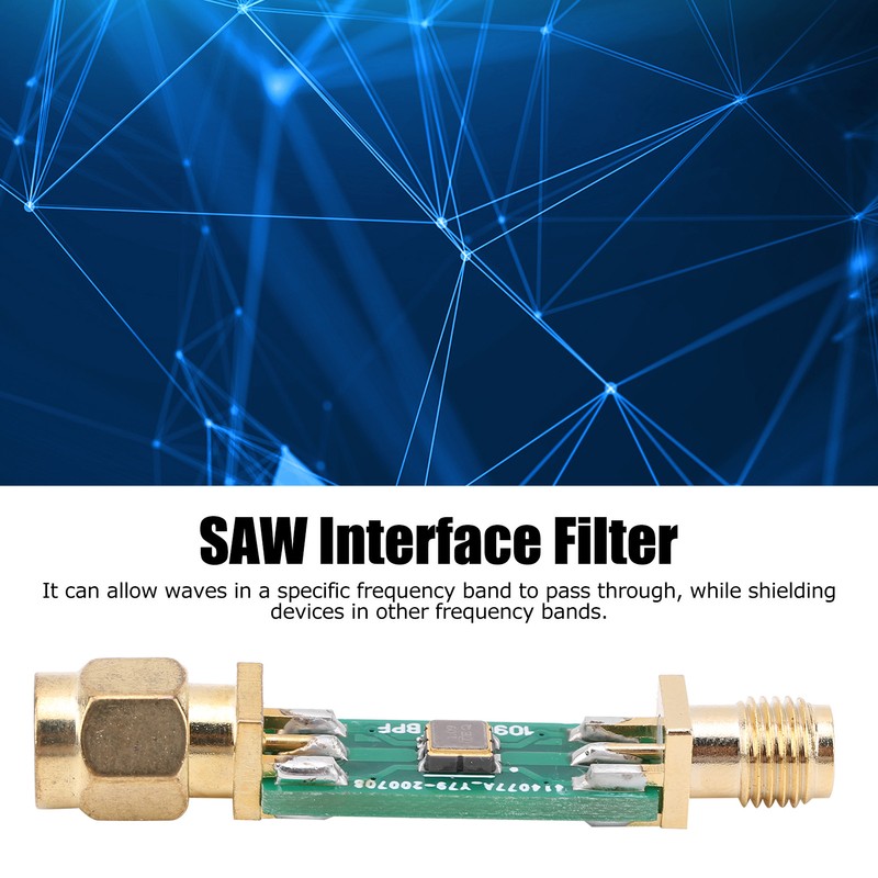 1090MHz SAW Interface Band Pass Filter PCB AntiInterference BPF Filter