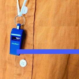 Molten Multipurpose Referee Signal Whistle Whistle Blue