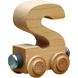 NameTrains Clear Finish Letter Car - Made in USA (S)