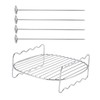 Stainless Steel BBQ Rack Double Layer Rib Rack Replacement Air