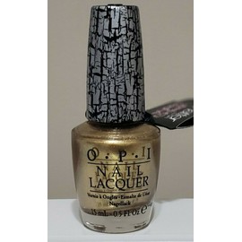OPI Nail Polish Lacquer NL E60 Gold Shatter - 0.5 oz
