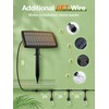addlon 54FT(48+6) Solar String Lights Outdoor Waterproof with USB Port