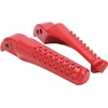 Chikia Red Foot Pegs Kit For Mini Bike Compatible with