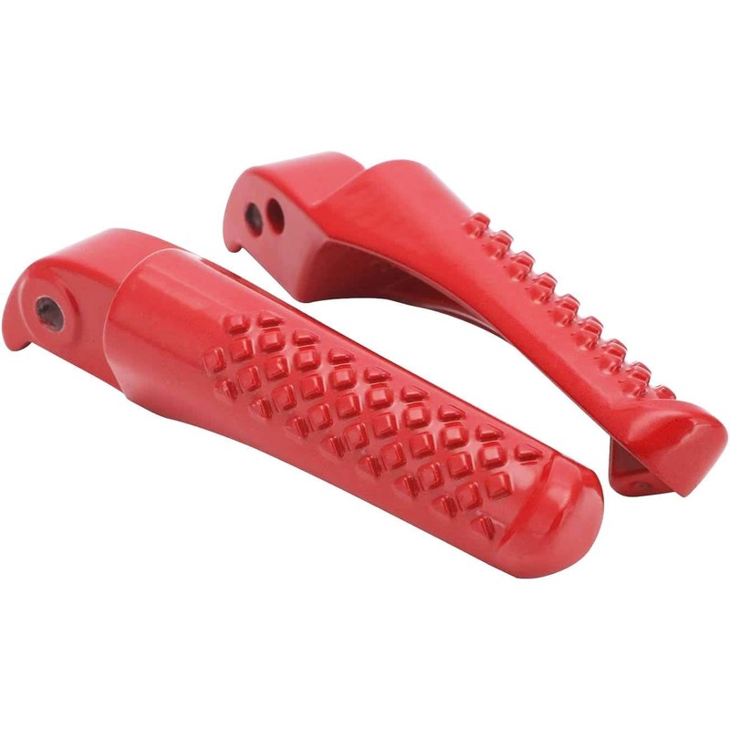 Chikia Red Foot Pegs Kit For Mini Bike Compatible with