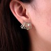 Inateannal Boho Crystal Ear Claw Earrings Gold Needle Claw Earrings