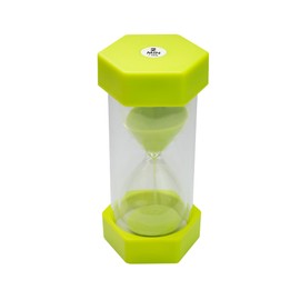 TeacherFav Sand Timer for Kids - 2 Minute Green - 5 inches Hour Glass Acrylic Covered for Classroom, Home & Kids Room - Medium Single Pack