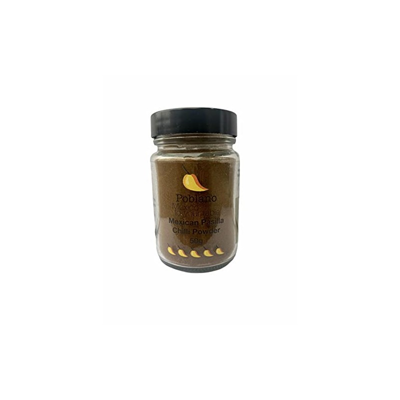 Poblano Mexican Pasilla Chilli Powder Shaker, 50 g