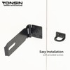 YONSIN 5" Door Padlock Safety Hasp Latch, Door Hasp Clasp