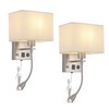 Galtlap Wall Sconce Plug in Cord Set of 2, Bedside