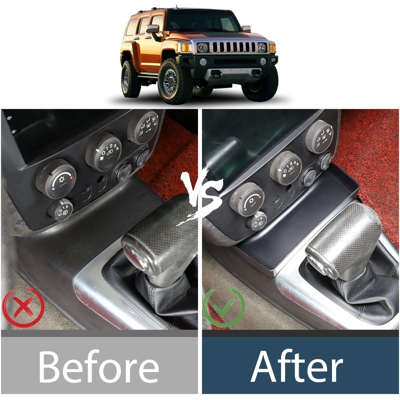 Lcojicep Transmission Storage Box, Tray Console Tray Organizer, for Hummer