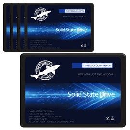 SSD 2.5 SATA III 64GB Dogfish Unidad interna de estado sólido de alto rendimiento para computadora portátil de escritorio, paquete de 5 unidades [64GB (5 paquetes), 2.5-SATA3]